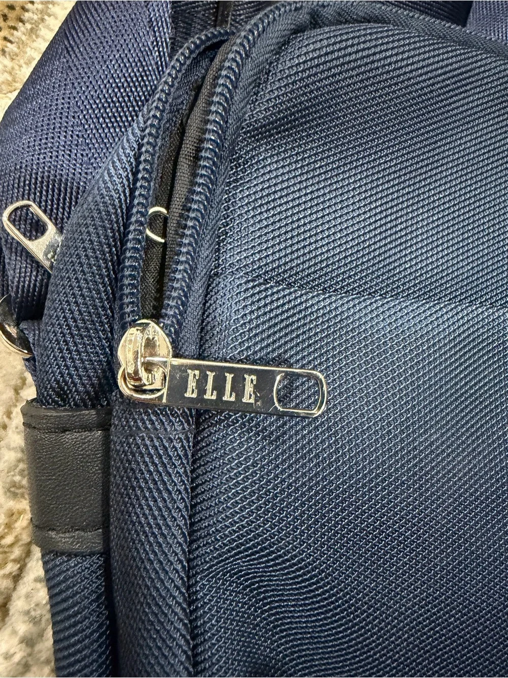 Elle Men’s Navy Messenger Crossbody Bag